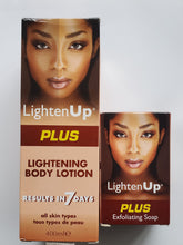 LIGHENUP PLUS LIGHTENING 2 PC SET: BODY LOTION + SOAP RESULT IN 7DAYS - Afro Body Glow
